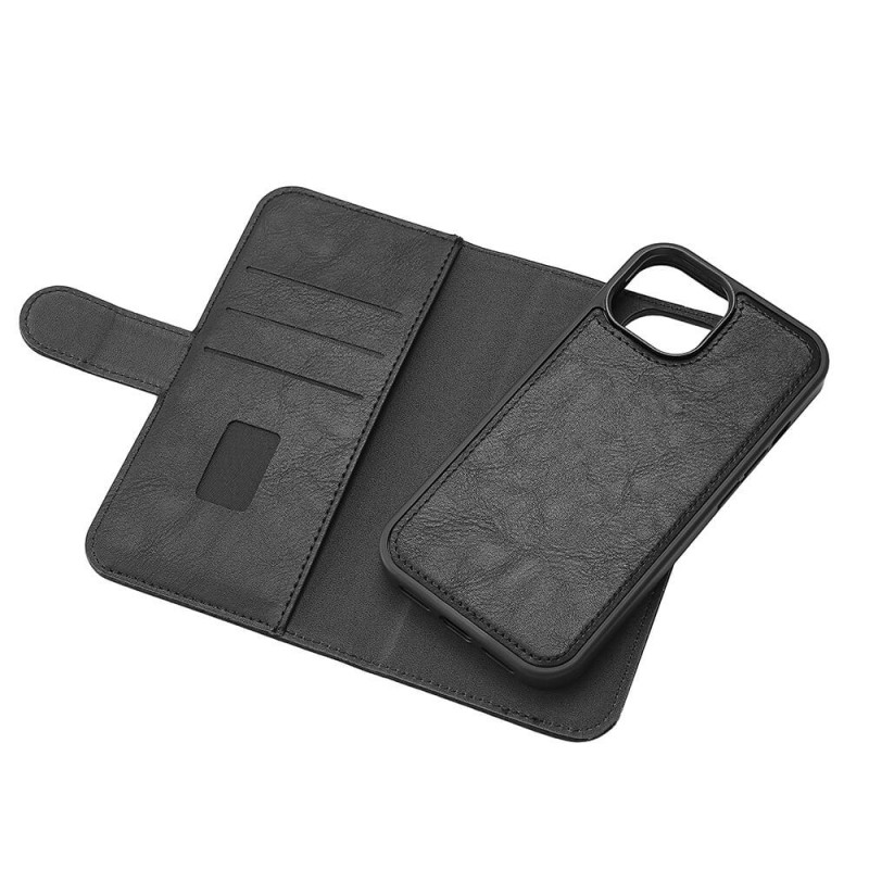 Covers - Gear MagSeries 2-i-1 plånboksfodral till iPhone 15 i svart