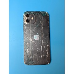 Used iPhone - iPhone 12 128GB Svart med 1 års garanti (beg) (Krossad baksida, SKAL ingår)