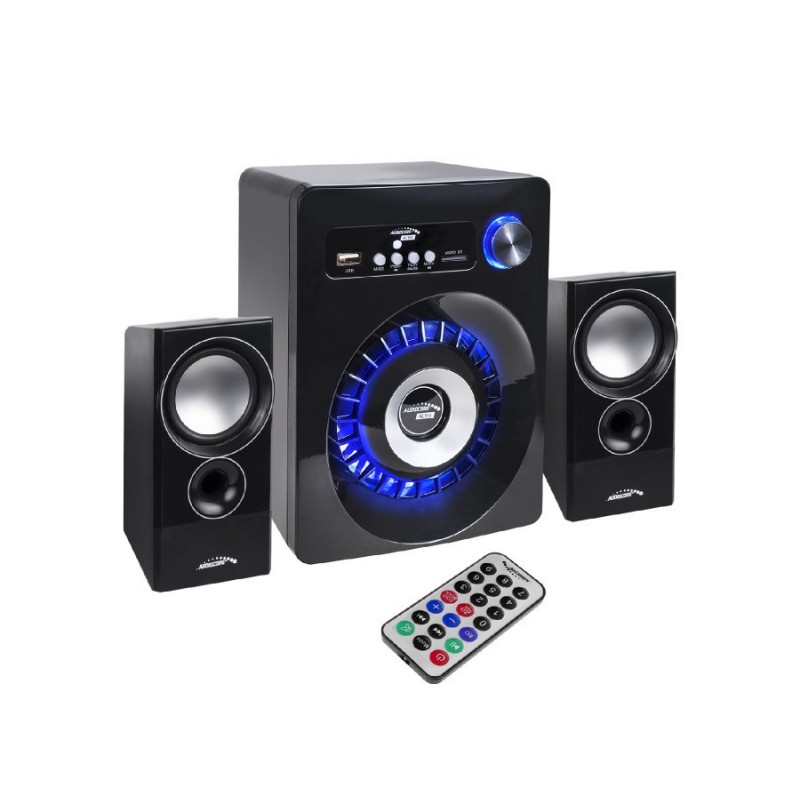 Computer Speaker - Audiocore AC910 2.1 högtalarsystem datorhögtalare med 3.5 mm och bluetooth