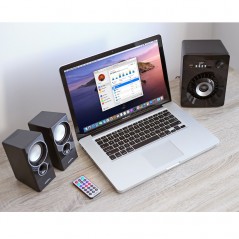 Computer Speaker - Audiocore AC910 2.1 högtalarsystem datorhögtalare med 3.5 mm och bluetooth