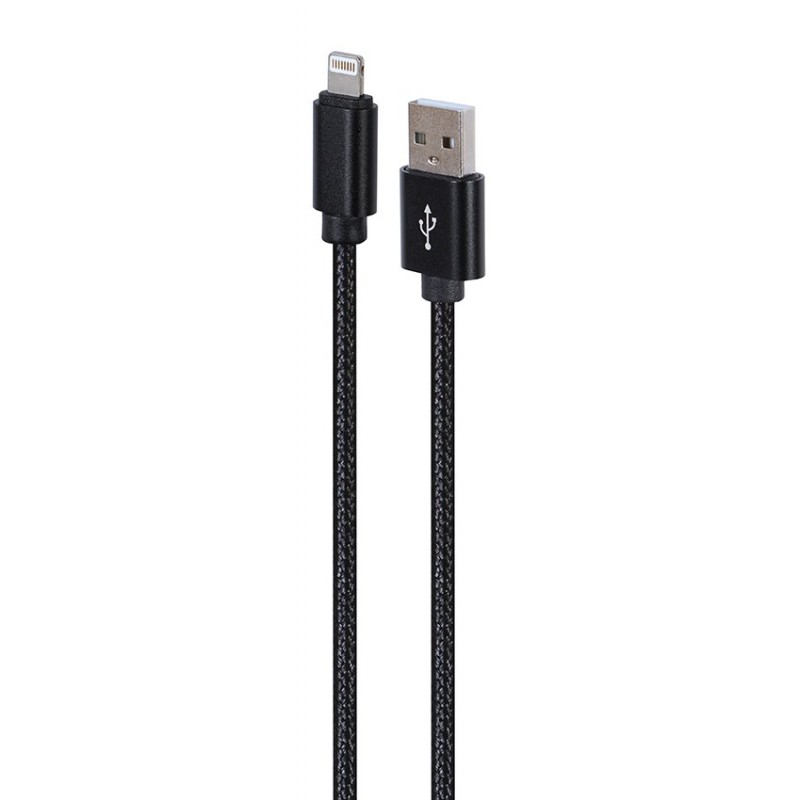 Chargers and Cables - Cablexpert flätad lightningkabel till iPhone & iPad 1.8 meter