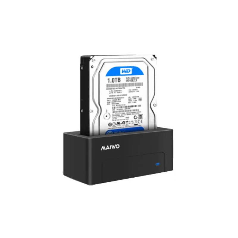 Docking Stations for Hard drives - Maiwo USB 3.1-dockningsstation för 2.5" och 3.5" SATA-hårddiskar