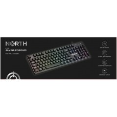 Backlit Gaming Keyboards - North K100 gaming-tangentbord med RGB-belysning