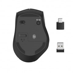 Wireless mouse - Hama MW600 trådlös mus med både USB-A och USB-C-mottagare