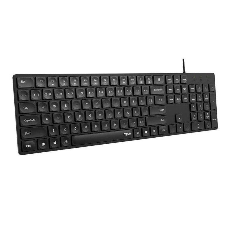 Wired Keyboards - Rapoo NK8020 ultratunt trådat tangentbord