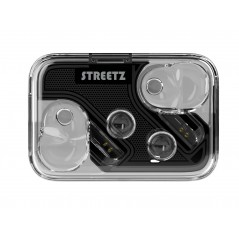 Bluetooth Earphones - Streetz T250 True Wireless in-ear headset vit/transparent