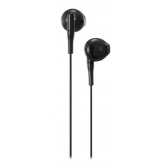 In-ear - Streetz E130 semi-in-ear hörlurar & headset med 3.5 mm kontakt (svart/vit)