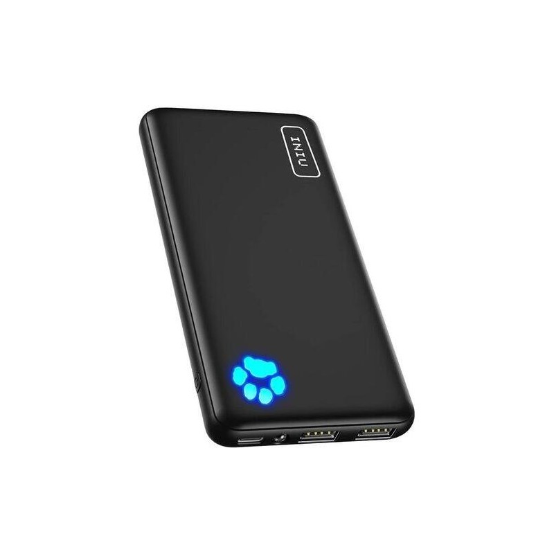 Portable Batteries - Iniu powerbank 10 000 mAh med 2x USB-A och 1x USB-C med stöd för 15W