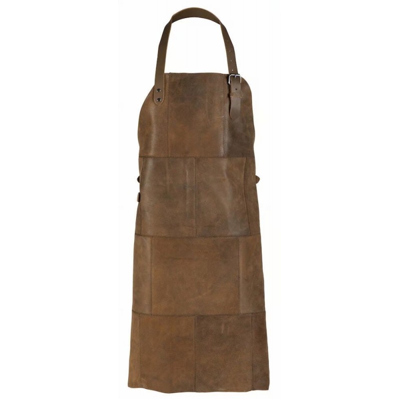 Kitchen Tools - Elsaform förkläde i brunt läder