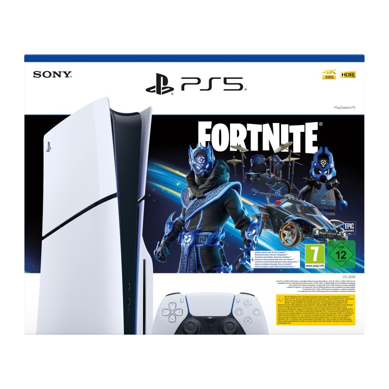 Spelkonsoler - Sony Playstation 5 Slim 1TB inklusive Fortnite Cobalt Star bundle