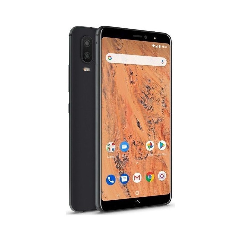 Muut kaupat metsästäjät - BQ Aquaris X2 32GB Android-telefon med Dual SIM Black (fyndvara)