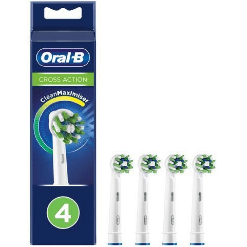 Personal Care - Braun Oral-B CrossAction 4-pack borsthuvuden till eltandborste