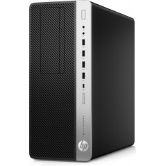 Used desktop computer - HP EliteDesk 800 G4 Tower i7 32GB 256GB SSD med RX 580 Win11Pro (beg)