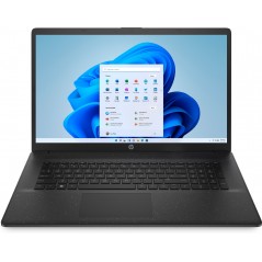 Laptop with 16 to 17 inch screen - HP 17-cn0048no 17.3" HD+ Intel 8GB 512GB SSD Win 11 Jet Black