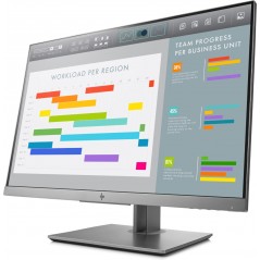HP EliteDisplay E243i 24" Full HD+ IPS-skärm (beg med spricka fot)