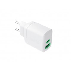 Phone Wall charger - GreenCell snabbladdande USB-C och USB-A strömadapter 30W
