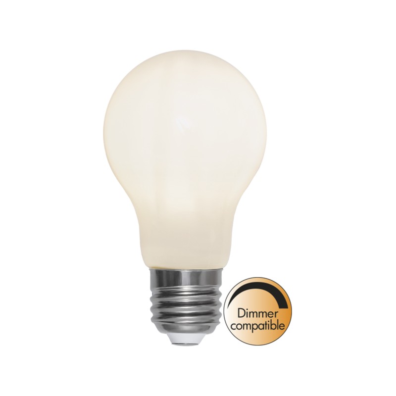 LED-lampa - Dimbar LED-lampa sockel E27 8 Watt (60 W)