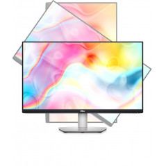Used computer monitors - Dell S2722DC 27-tums IPS-skärm med 65W USB-C PD & Ergonomisk fot (beg med större repor)