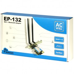 Buy a wireless network card - Argus EP-132 trådlöst PCIe WiFi 5 dual band nätverkskort med Bluetooth
