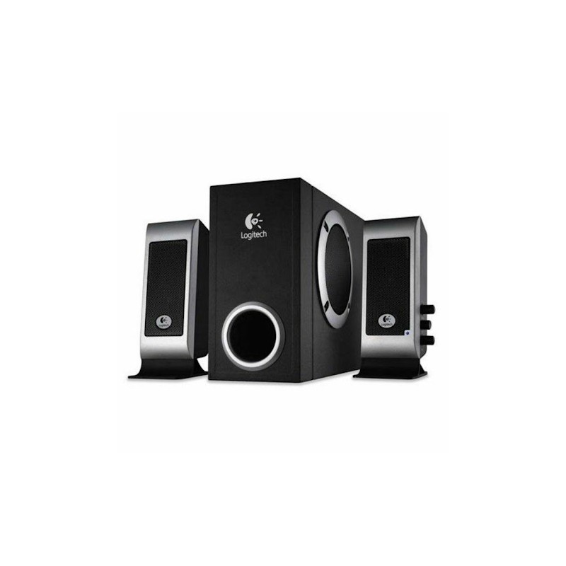 Speakersystem with subwoofer - Logitech S200 2.1 högtalarsystem datorhögtalare (demo)