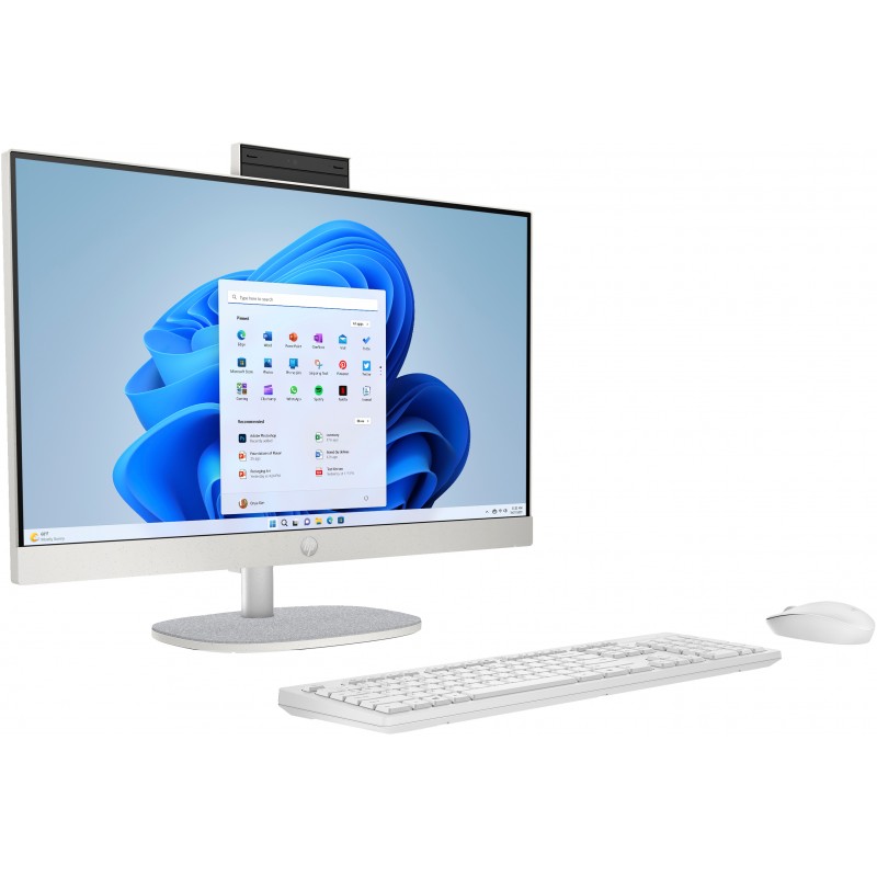 All-in-one computer - HP All-in-One 24-cr0800no 24" Full HD Intel 8GB 512GB SSD Win 11 Shell White