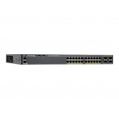 Cisco Catalyst 2960X-24PS-L 24-portars gigabitswitch med PoE-stöd (beg)