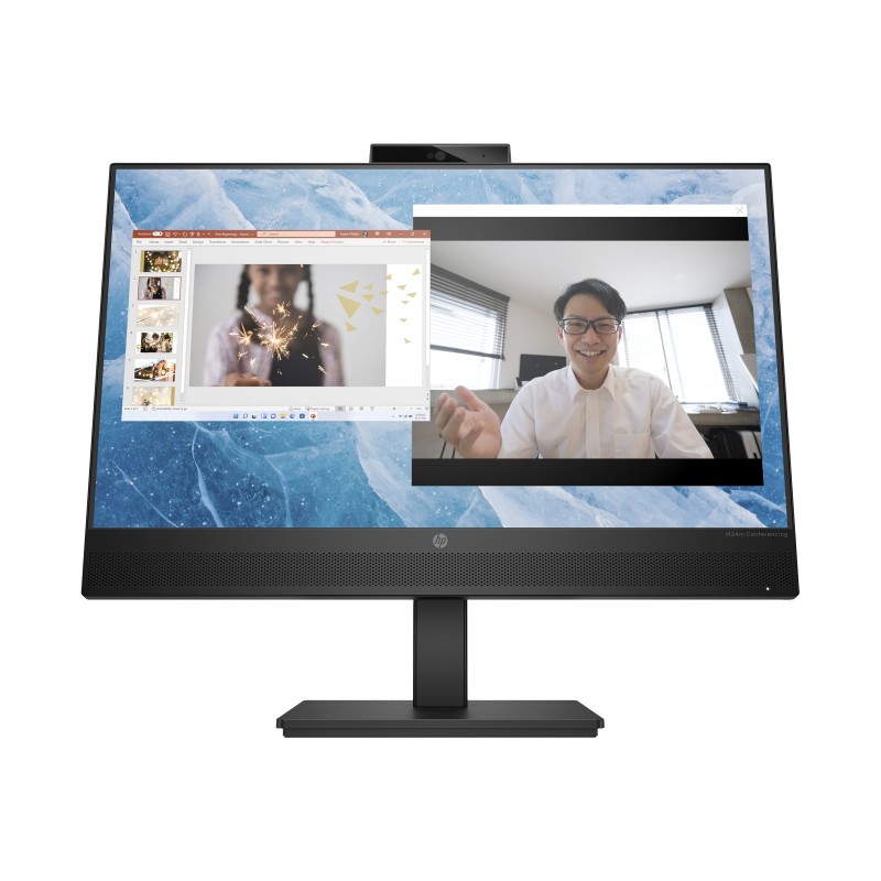 Tietokone - HP M24m Conferencing Monitor 24-tums IPS-skärm med inbyggd webbkamera (fyndvara)