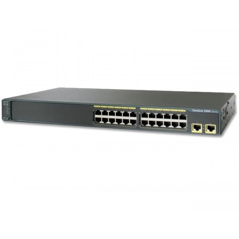 Buying a network switch - Cisco Catalyst WS-C2960-24TT-L 24-portars rackmonterad switch (beg)