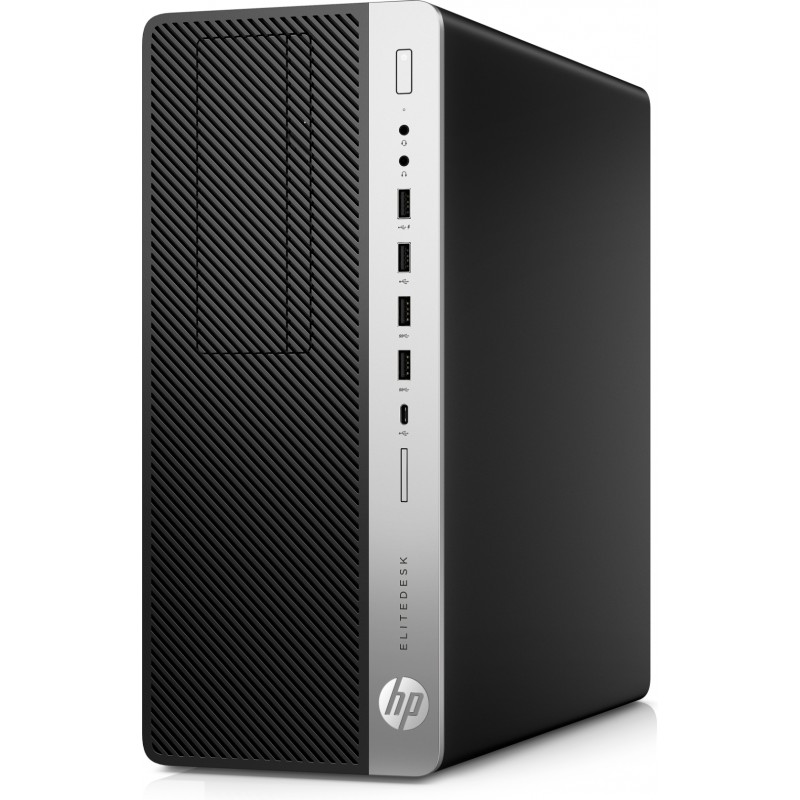 Used desktop computer - HP EliteDesk 800 G5 Tower i7 (gen 9) 16GB 512GB RX 550X med WiFi Win 11 Pro (beg)