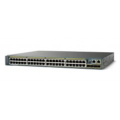 Cisco Catalyst WS-C2960S-48FPS-L 48-portars gigabitswitch med PoE+-stöd + stackmodul (beg)