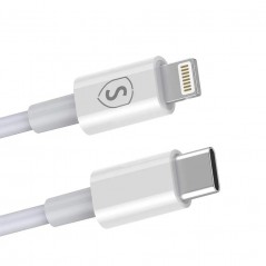 Sign USB-C till Lightning-kabel 2.4A i flera olika längder