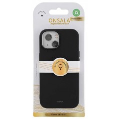 Covers - Onsala MagSeries mobilskal till iPhone 15/14/13 i svart silikon