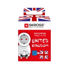 Travel Accessories - Skross reseadapter för anslutning till brittiska eluttag