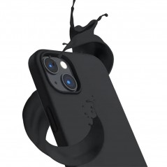 Covers - Sign Liquid Silicone skyddande skal i svart till iPhone 14