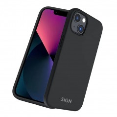 Covers - Sign Liquid Silicone skyddande skal i svart till iPhone 14