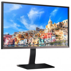 Samsung 32-tums 2K-upplöst 2560x1440 LED-skärm med ergonomisk fot & DVI/HDMI/DP (beg)
