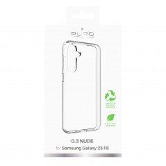PURO Supertunt 0,3 Nude Transparent Mobilskal till Samsung Galaxy S23 FE