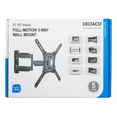 Wall brackets for speakers and TVs - Full-motion väggfäste VESA för TV eller bildskärm upp till 35 kg