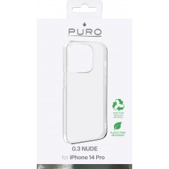 Covers - Puro Ultra-Slim 0.3 Nude Cover mobilskal till iPhone 14 Pro