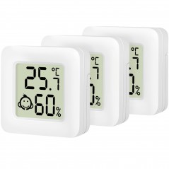 LogiLink 3-pack med termometer och hygrometer