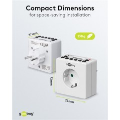 Electrical accessories - 2 pcs Kompakt digital timer för eluttag