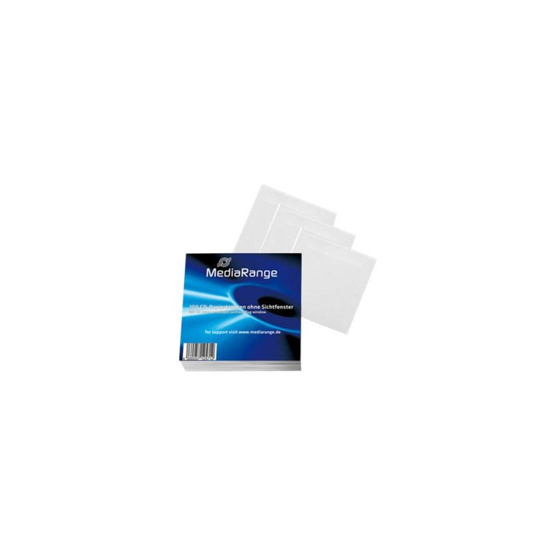 DVD Burner & Blue-Ray - MediaRange CD/DVD-fodral i papper 100-pack
