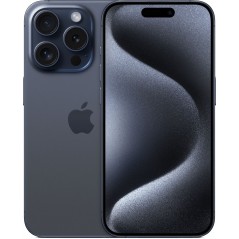 iPhone 15 Pro 128GB Svart Titan med 1 års garanti (beg med nyskick skärm)