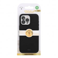 Covers - Onsala MagSeries mobilskal till iPhone 15 Pro Max i svart silikon