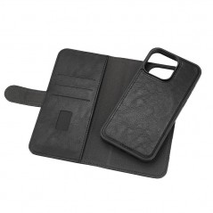 Covers - Gear MagSeries 2-i-1 plånboksfodral till iPhone 15 Pro Max i svart