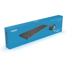 Wireless Keyboards - Rapoo 9750M set med trådlöst tangentbord och mus för PC & Mac (bluetooth + USB)