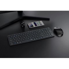 Wireless Keyboards - Rapoo 9750M set med trådlöst tangentbord och mus för PC & Mac (bluetooth + USB)