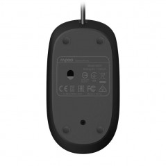 Wired Mouses - Rapoo N200 trådad mus för höger- och vänsterhänta (svart)