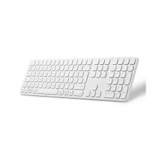 Keyboard & Computer Mouse - Andersson trådlöst tangentbord och mus Bluetooth (vit)