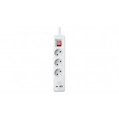 Junction box - Andersson grenuttag med 3 uttag + USB-C och USB